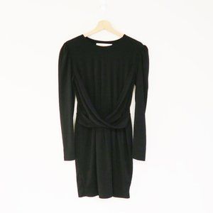 Classic and elegant black long sleeve mini dress. Size S. Pristine condition